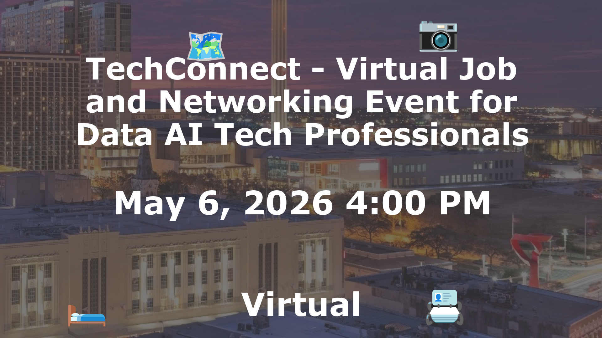 TechConnect - Virtual Job and Networking Event for Data AI Tech Professionals event image
